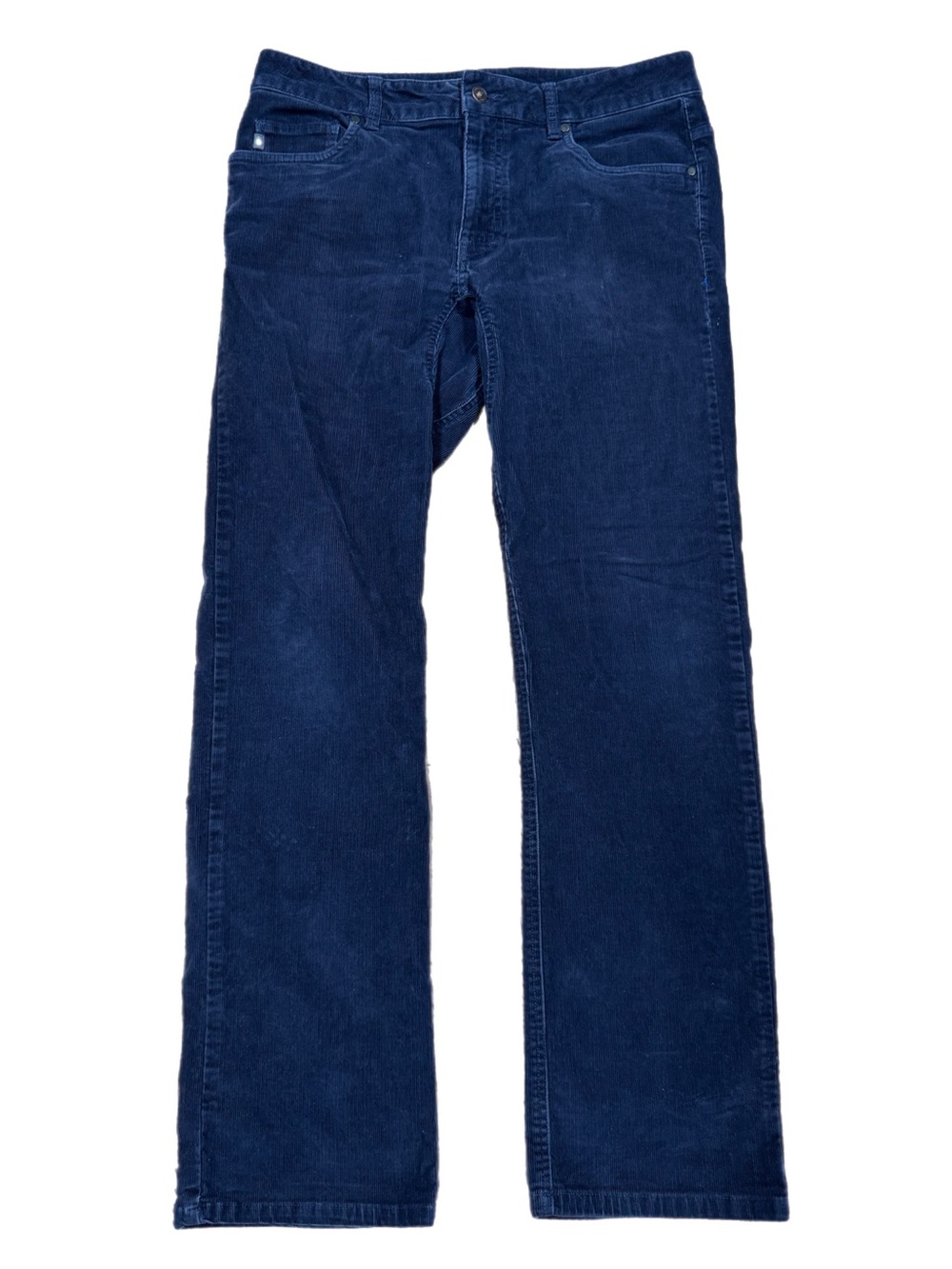 Stio Rivet Cord Corduroy Pants Mens 33x30 Navy Blue Organic Cotton Gusset Chino